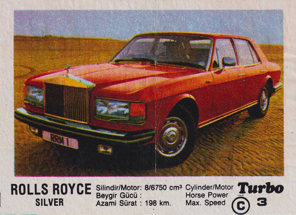 Вкладыш №3 — Rolls-Royce Silver, изображение каталога