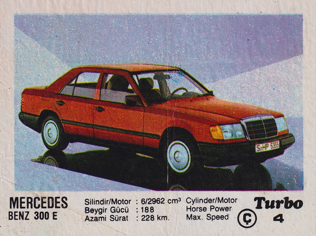 Вкладыш №4 — Mercedes-Benz 300 E, изображение каталога