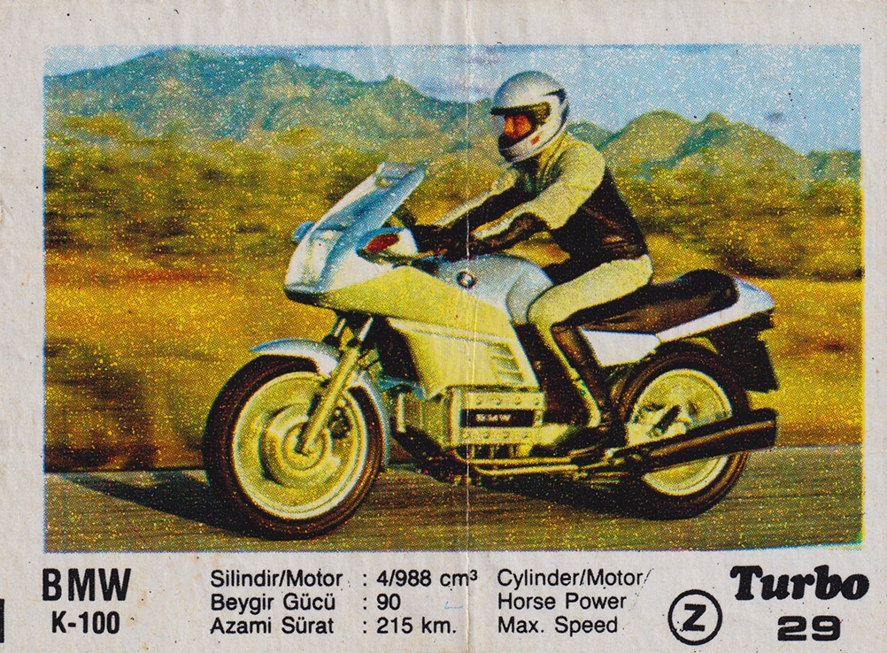 Вкладыш №29 — BMW K-100, изображение каталога