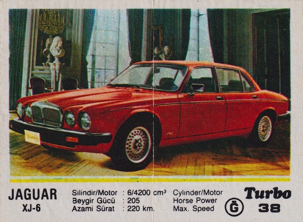 Вкладыш №38 — Jaguar XJ-6, изображение каталога