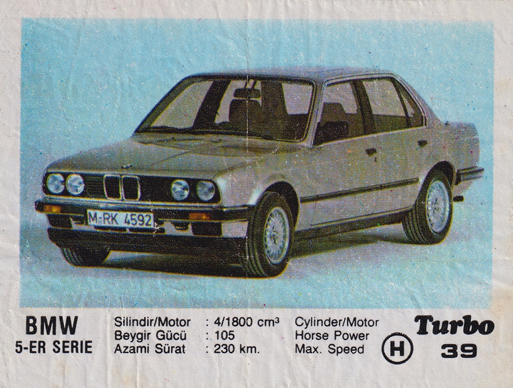 Вкладыш №39 — BMW 5-ER Serie, изображение каталога