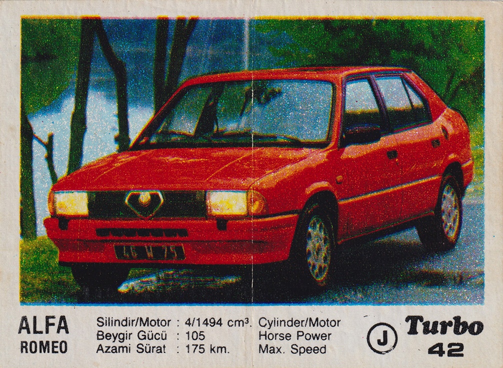 Вкладыш №42 — Alfa Romeo, изображение каталога