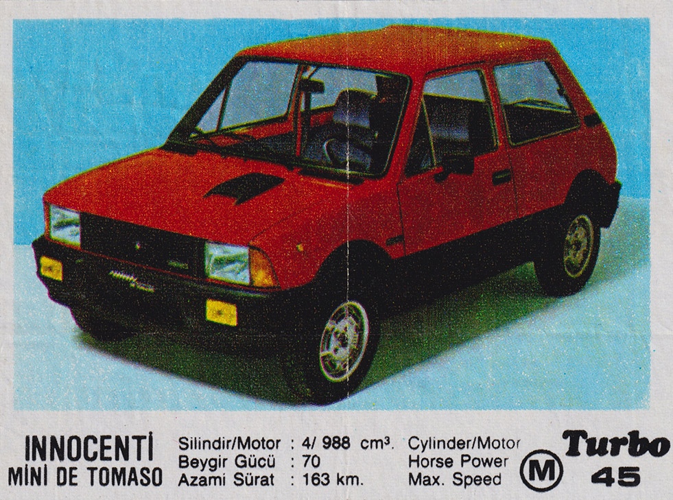 Вкладыш №45 — Innocenti Mini DeTomaso, изображение каталога