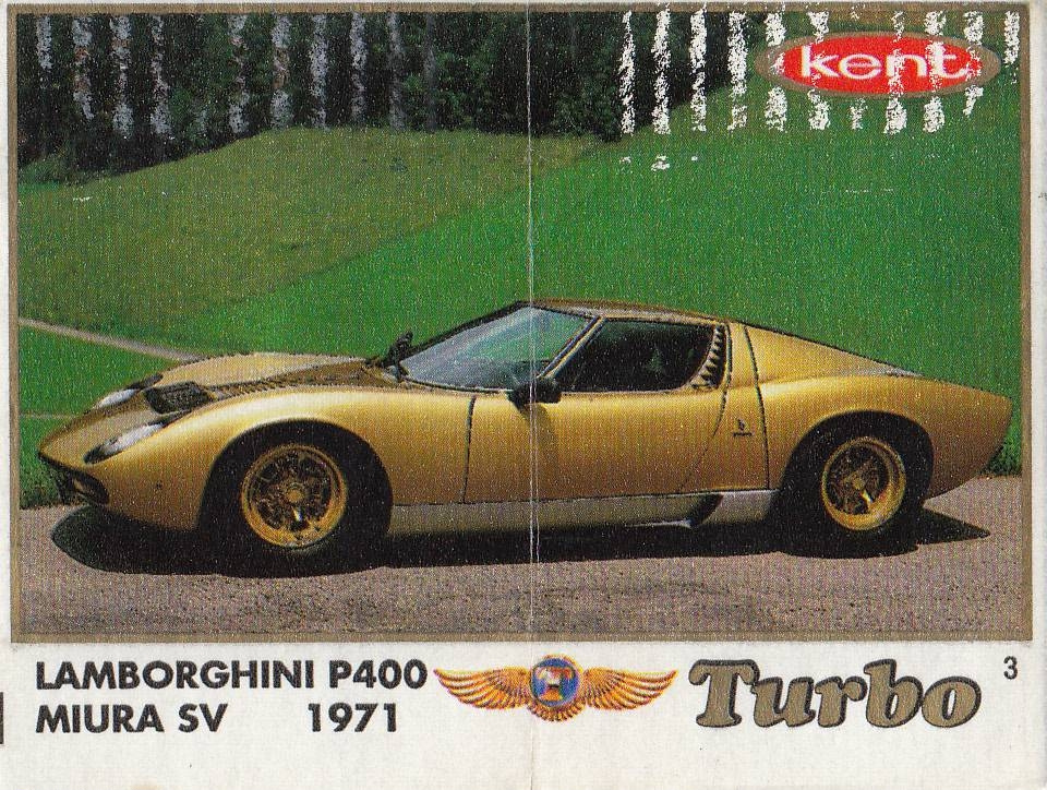 Вкладыш №3 — Lamborghini P400 Miura SV 1971, изображение каталога