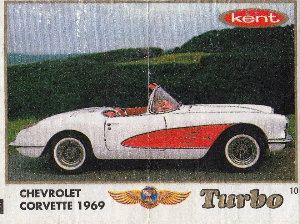 Вкладыш №10 — Chevrolet Corvette 1969, изображение каталога