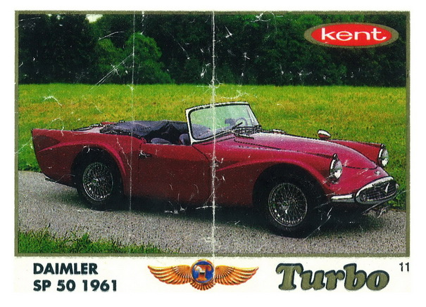 Вкладыш №11 — Daimler SP250, изображение каталога
