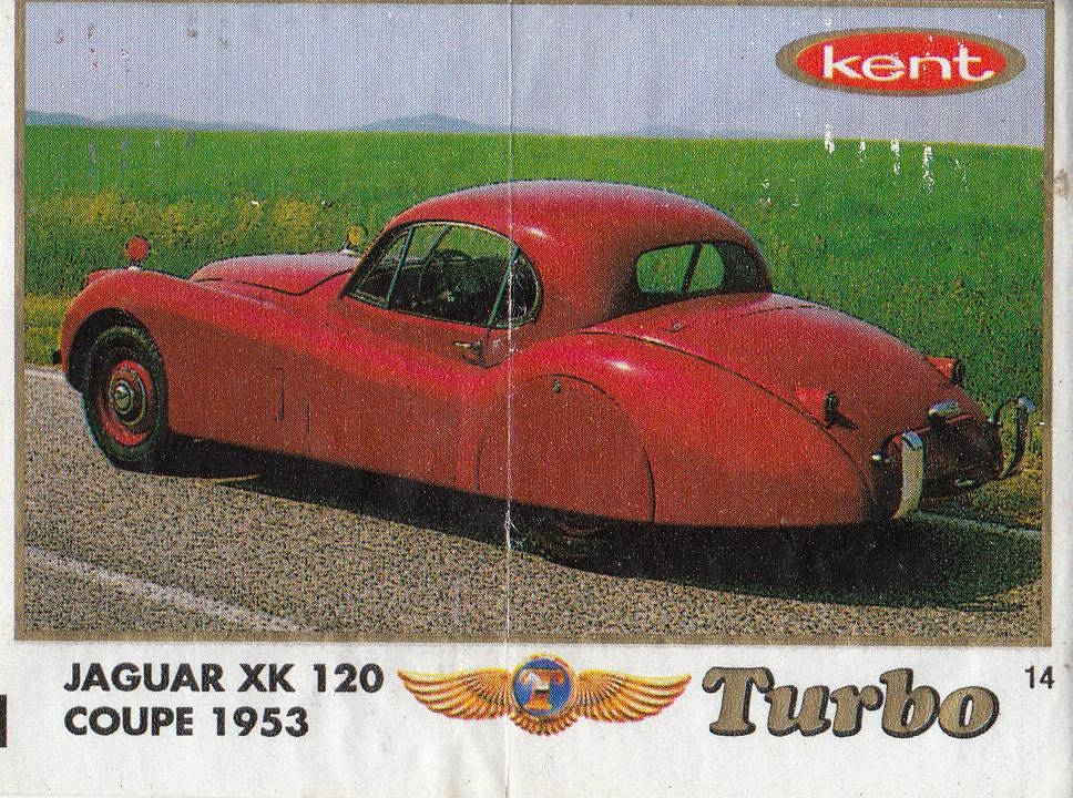 Вкладыш №14 — Jaguar XK 120 COUPE 1953, изображение каталога
