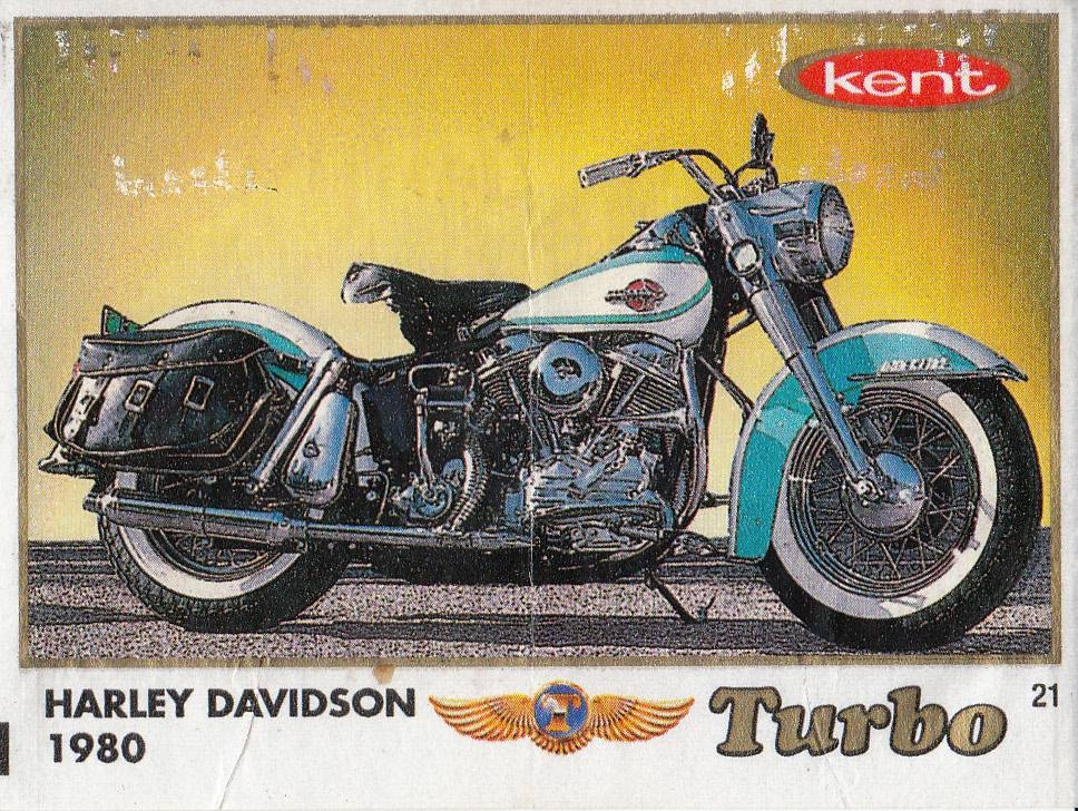 Вкладыш №21 — Harley Davidson 1980, изображение каталога