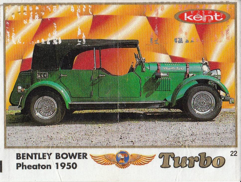 Вкладыш №22 — Bentley Bower Pheaton 1950, изображение каталога