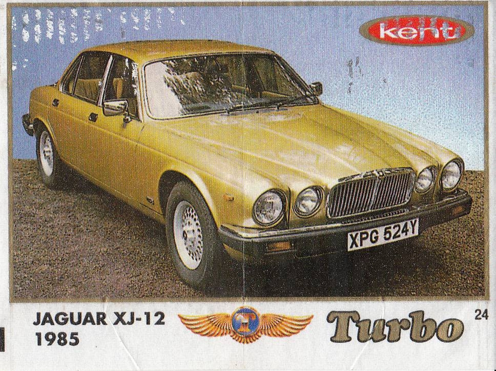 Вкладыш №24 — Jaguar XJ-12 1985, изображение каталога