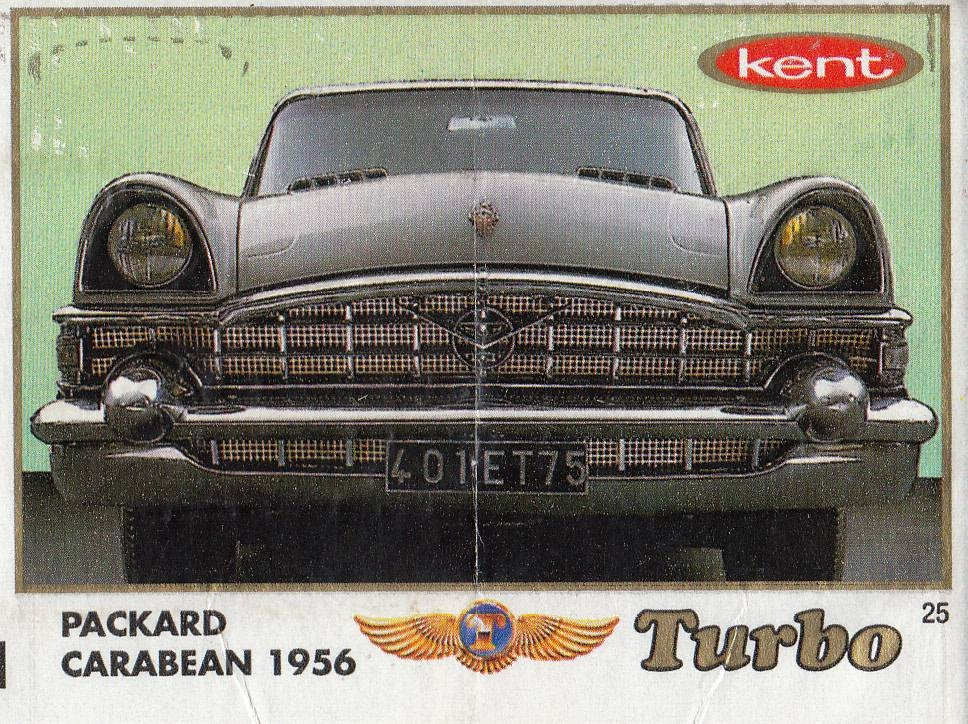 Вкладыш №25 — Packard Carabean 1956, изображение каталога