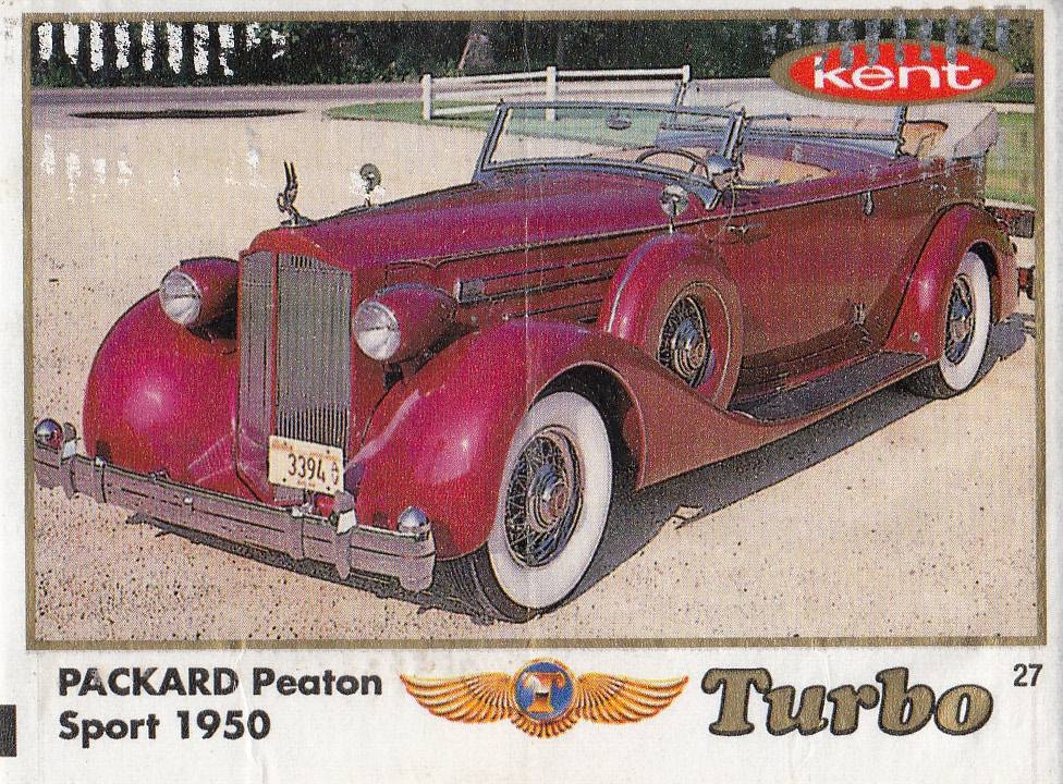 Вкладыш №27 — Packard Peaton Sport 1950, изображение каталога
