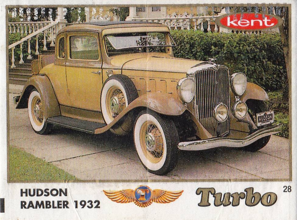 Вкладыш №28 — Hudson Rambler 1932, изображение каталога