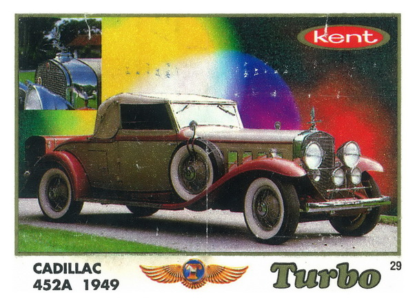 Вкладыш №29 — Cadillac V-16, изображение каталога