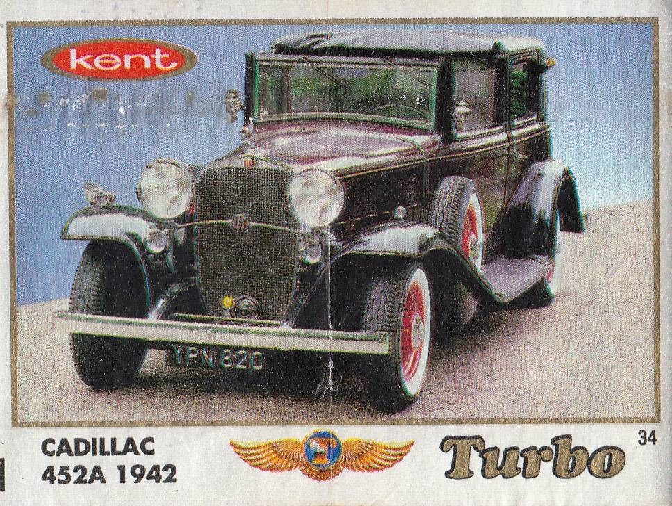Вкладыш №34 — Cadillac 452A 1942, изображение каталога