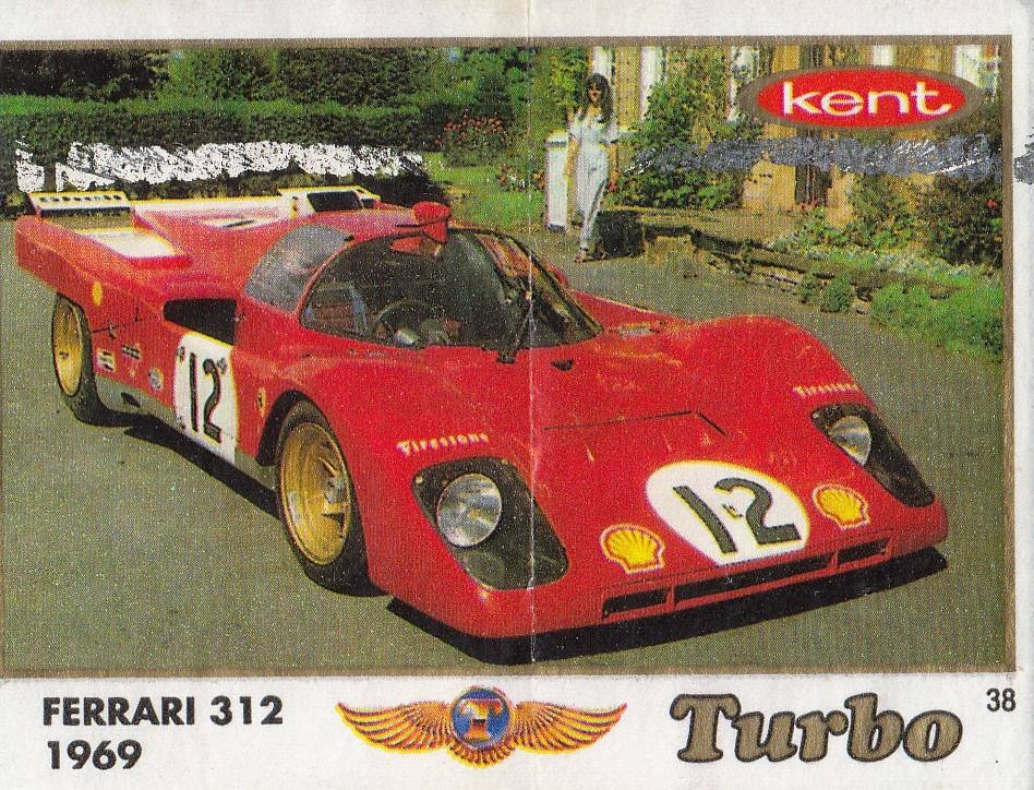 Вкладыш №38 — Ferrari 312 1969, изображение каталога