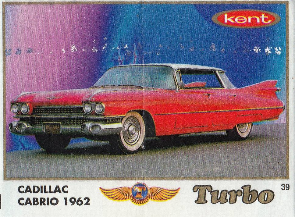 Вкладыш №39 — Cadillac Cabrio 1962, изображение каталога
