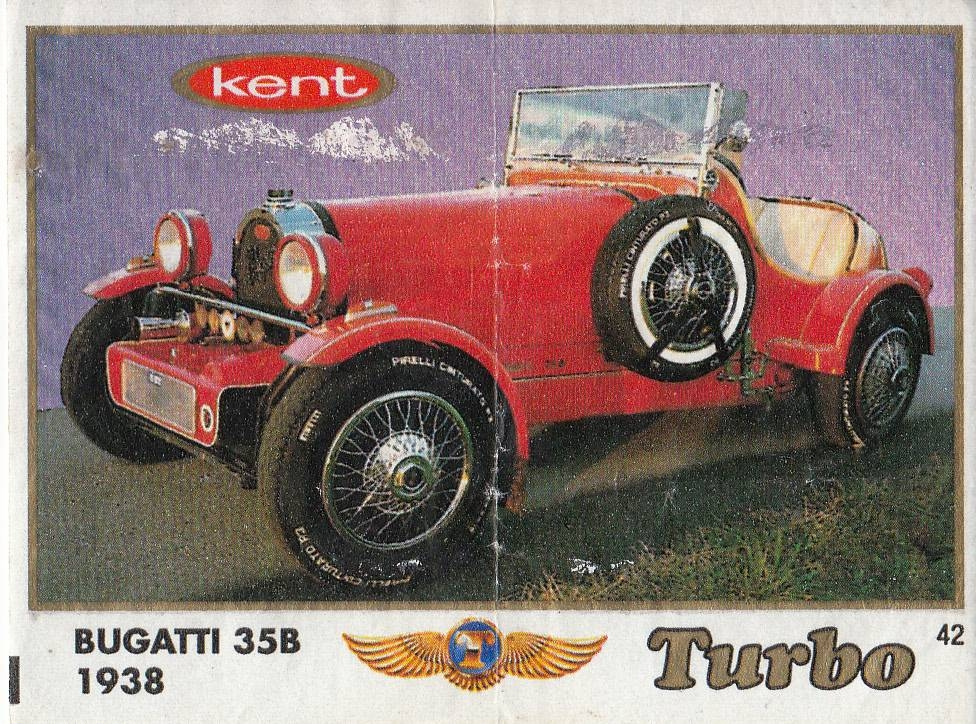 Вкладыш №42 — Bugatti 35B 1938, изображение каталога