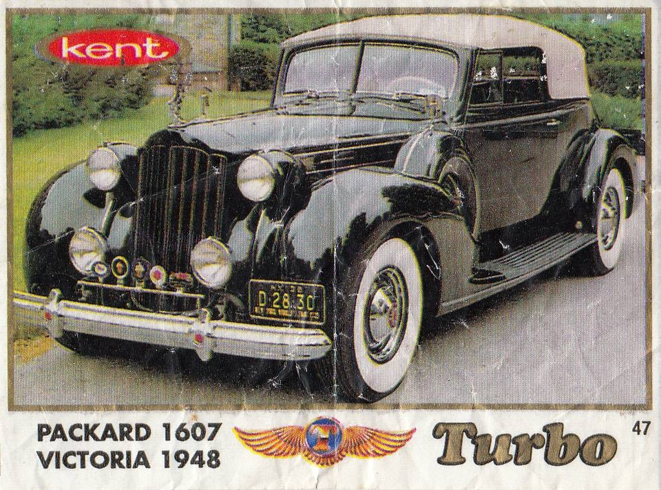 Вкладыш №47 — Packard 1607 Victoria 1948, изображение каталога