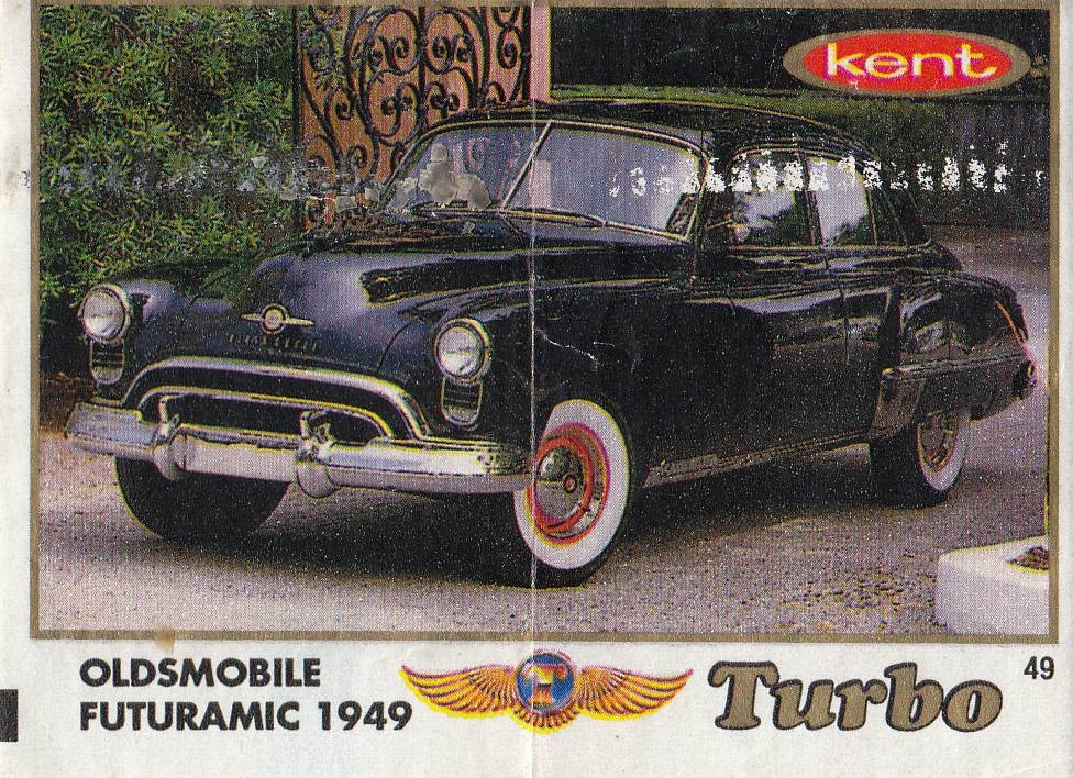 Вкладыш №49 — Oldsmobile Futuramic 1949, изображение каталога