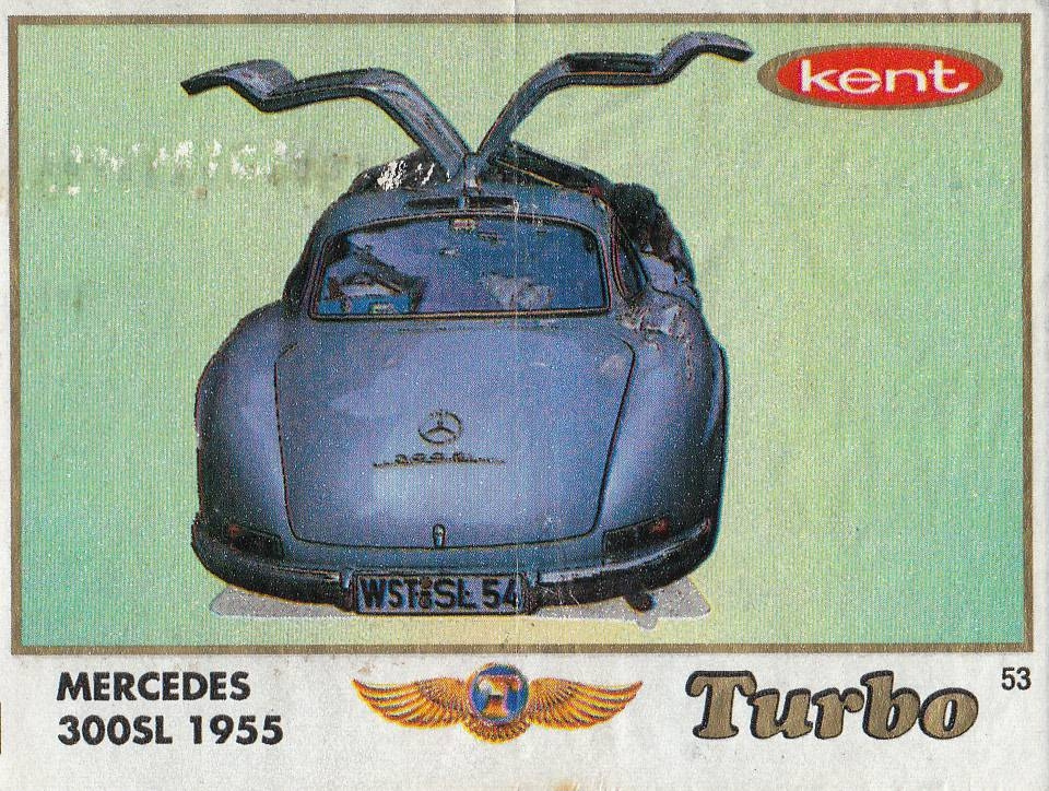 Вкладыш №53 — Mercedes 300SL 1955, изображение каталога