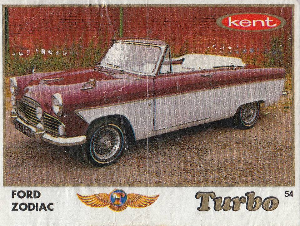 Вкладыш №54 — Ford Zodiac, изображение каталога