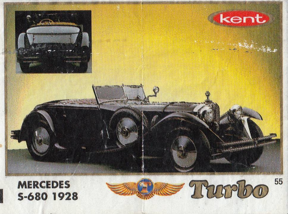 Вкладыш №55 — Mercedes S-680 1928, изображение каталога