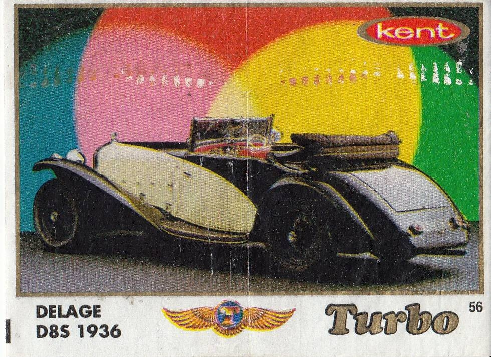 Вкладыш №56 — Delage D8S 1936, изображение каталога