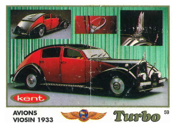 Вкладыш №59 — Avions Voisin C25 Aerodyne, изображение каталога