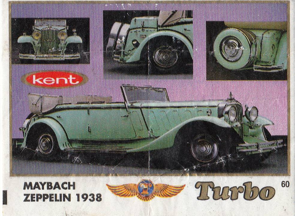 Вкладыш №60 — Maybach Zeppelin 1938, изображение каталога