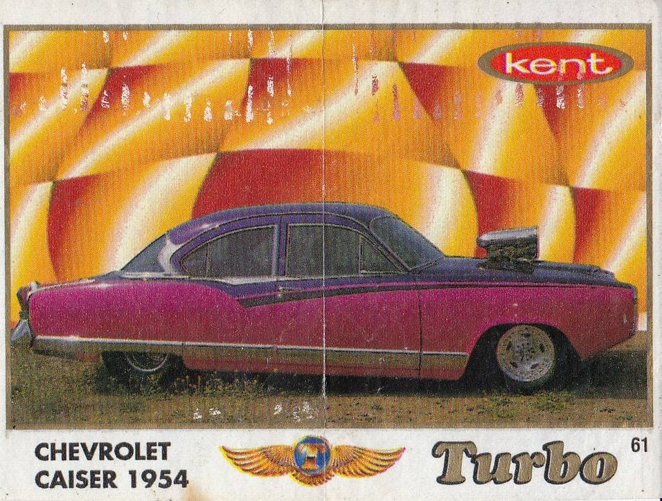Вкладыш №61 — Chevrolet Caiser 1954, изображение каталога