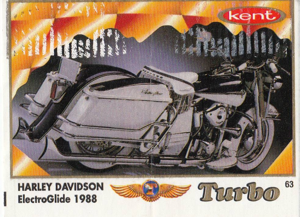 Вкладыш №63 — Harley Davidson ElectroGlide 1988, изображение каталога