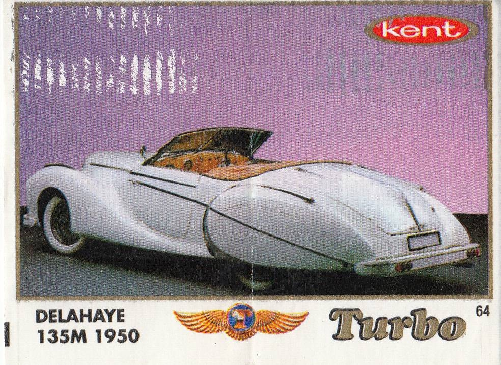 Вкладыш №64 — Delahaye 135M 1950, изображение каталога