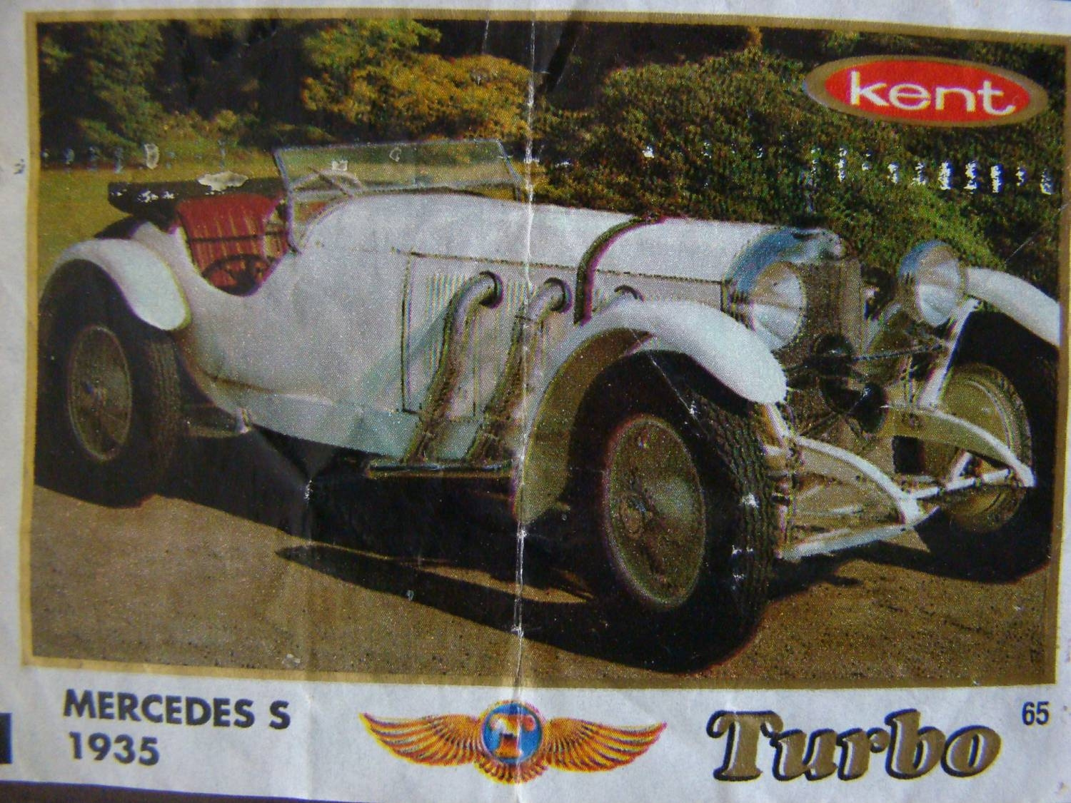 Вкладыш №65 — Mercedes S 1935, изображение каталога
