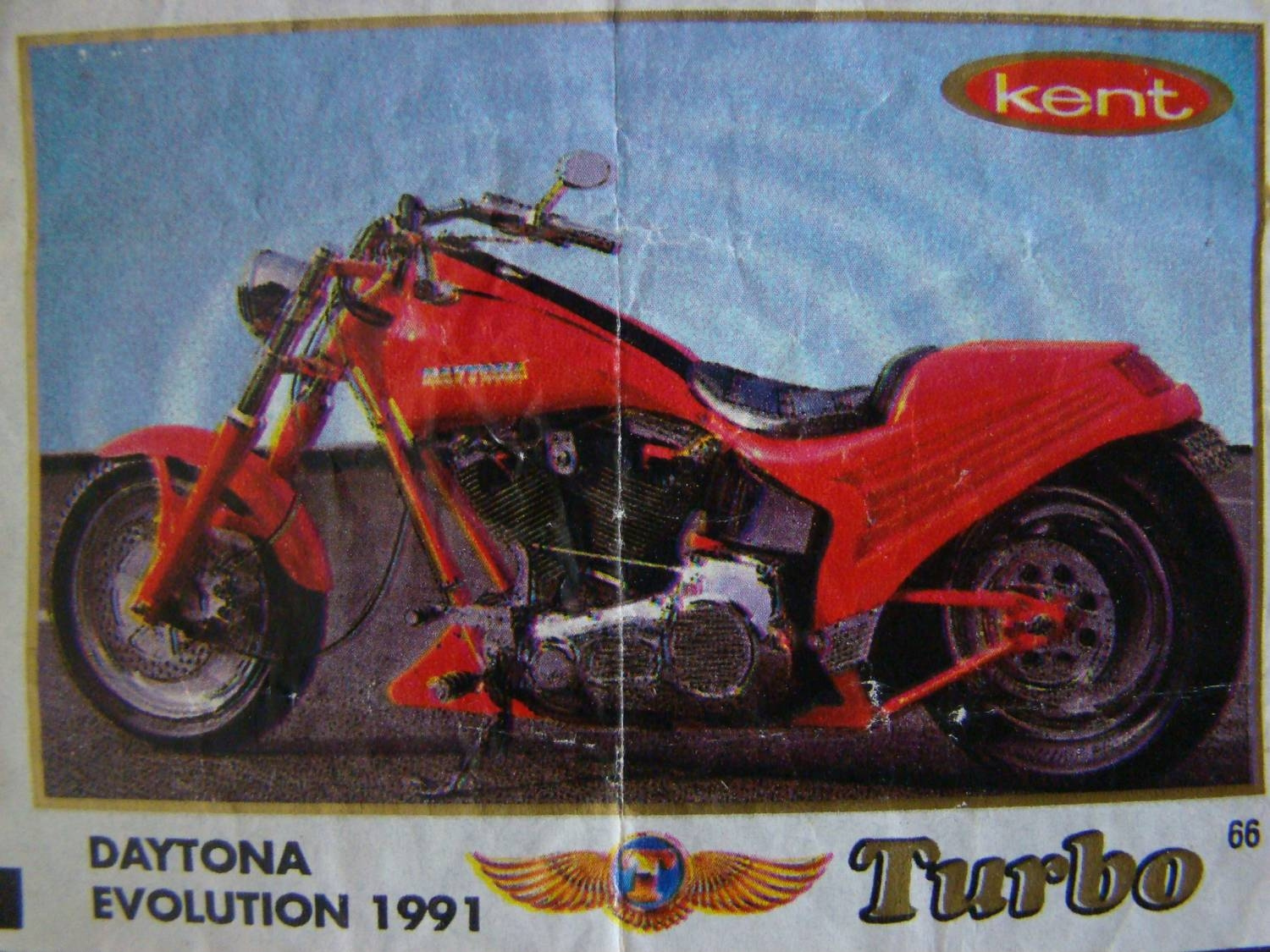 Вкладыш №66 — Daytona Evolution 1991, изображение каталога