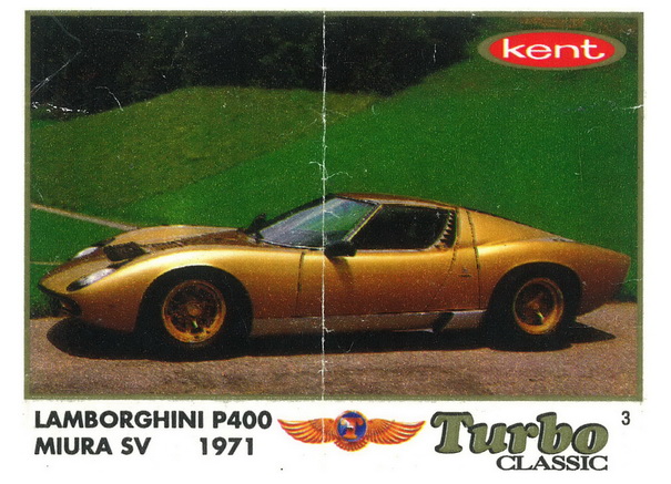 Вкладыш №3 — Lamborghini P400 Miura SV 1971, изображение каталога