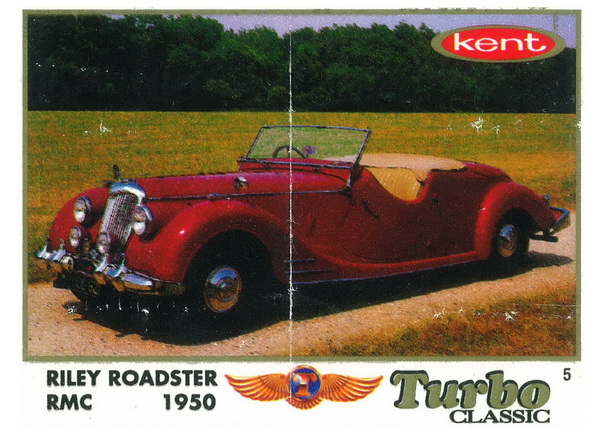 Вкладыш №5 — Riley Roadster RMC 1950, изображение каталога