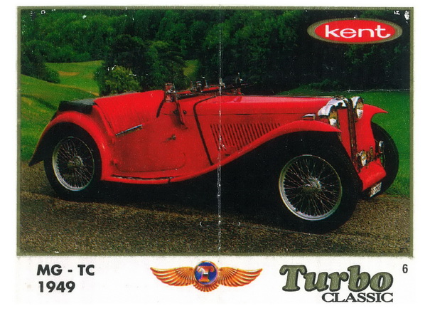 Вкладыш №6 — MG - TC 1949, изображение каталога