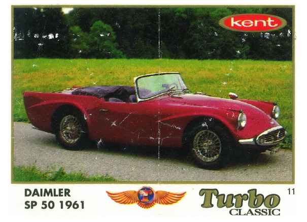 Вкладыш №11 — Daimler SP250, изображение каталога