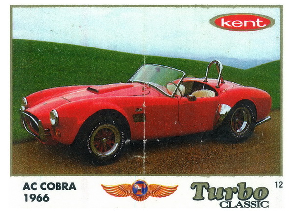 Вкладыш №12 — AC Cobra 1966, изображение каталога