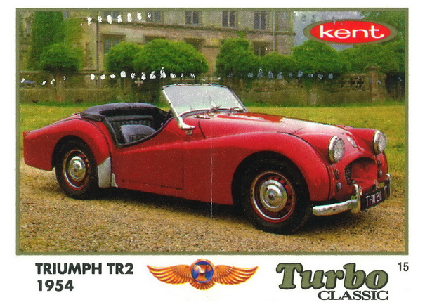 Вкладыш №15 — Triumpf TR2 1954, изображение каталога