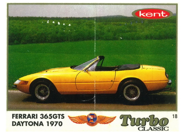 Вкладыш №18 — Ferrari 365GTS Daytona 1970, изображение каталога