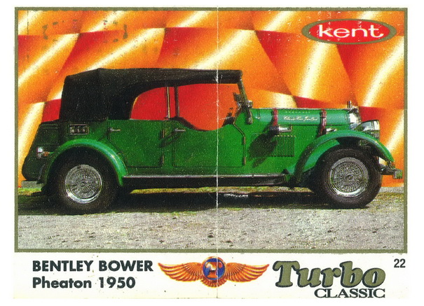 Вкладыш №22 — Bentley Bower Pheaton 1950, изображение каталога