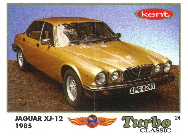 Вкладыш №24 — Jaguar XJ-12 1985, изображение каталога