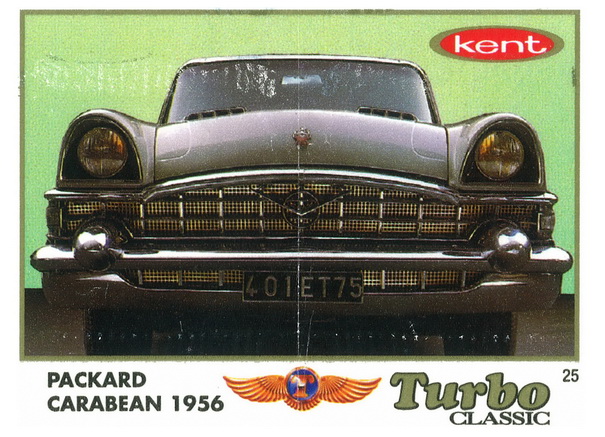 Вкладыш №25 — Packard Carabean 1956, изображение каталога