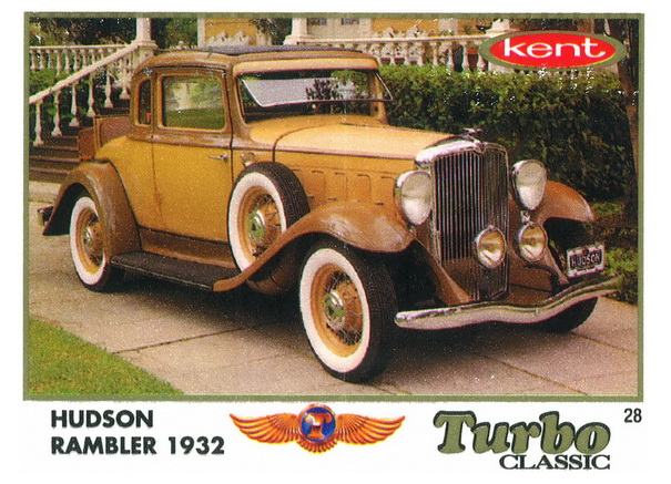 Вкладыш №28 — Hudson Rambler 1932, изображение каталога