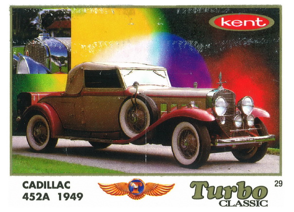 Вкладыш №29 — Cadillac V-16, изображение каталога