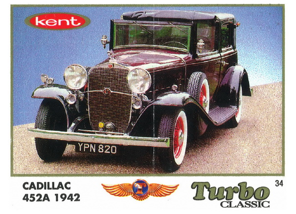 Вкладыш №34 — Cadillac 452A 1942, изображение каталога
