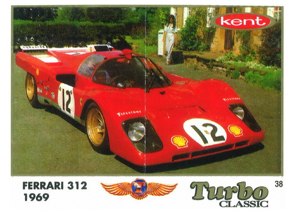 Вкладыш №38 — Ferrari 312 1969, изображение каталога