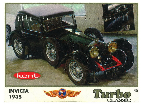 Вкладыш №45 — Invicta S-Type, изображение каталога